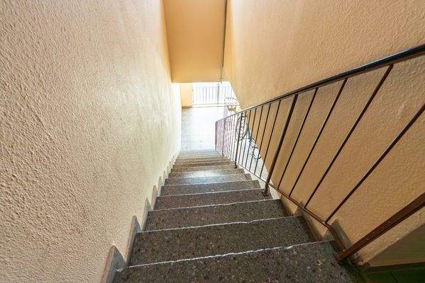 Treppe zur Wohnung