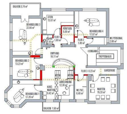 Grundriss 1. Obergeschoss
