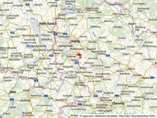 Geolyzer Kartenausschnitt