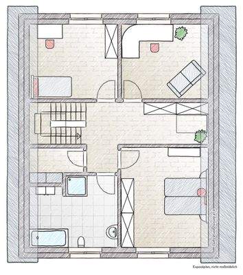 Exposéplan Dachgeschoss