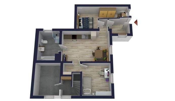 Visualisierung Kellergeschoss