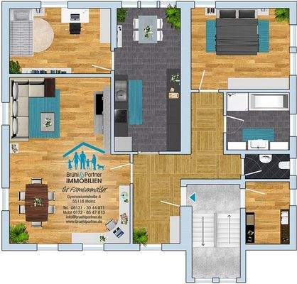 OG - ca 110 qm - 3-4 Zimmer