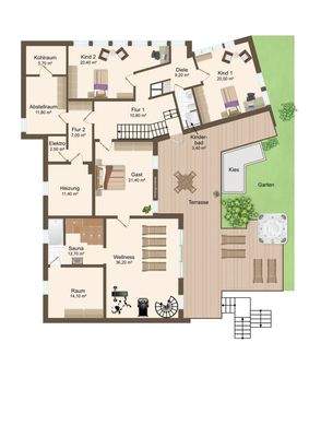 Grundriss Untergeschoss