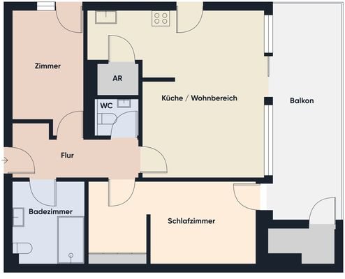 Grundriss ohne Maßstab