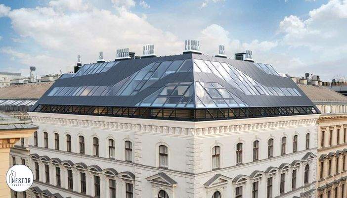 Außenfassade - historisches Eckhaus