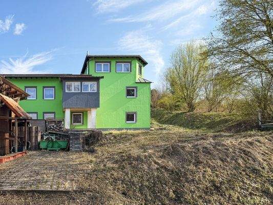 Rückansicht Gebäude