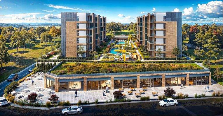 Apartments in a Secure Complex with Pool in Bursa Nilüfer