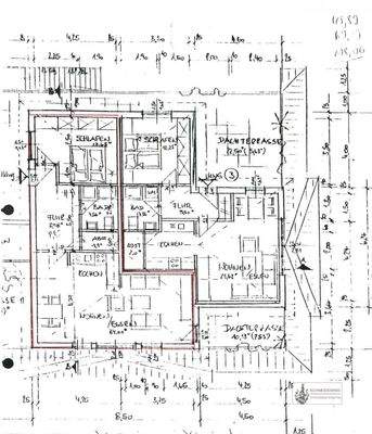 Grundriss OG mit Dachterrasse