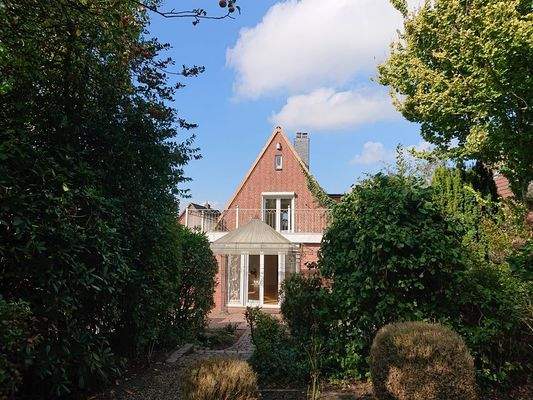 Blick aus dem Garten