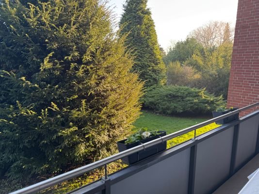 Ausblick vom Balkon