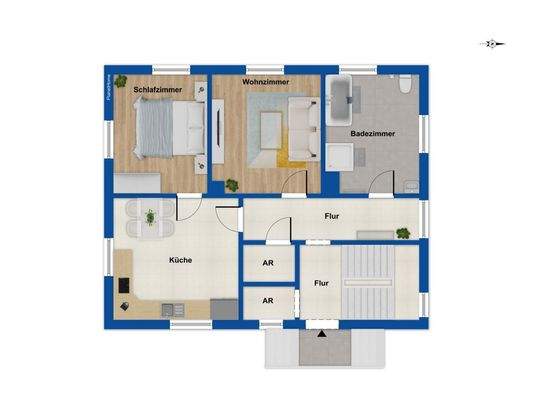 Grundriss Erdgeschoss