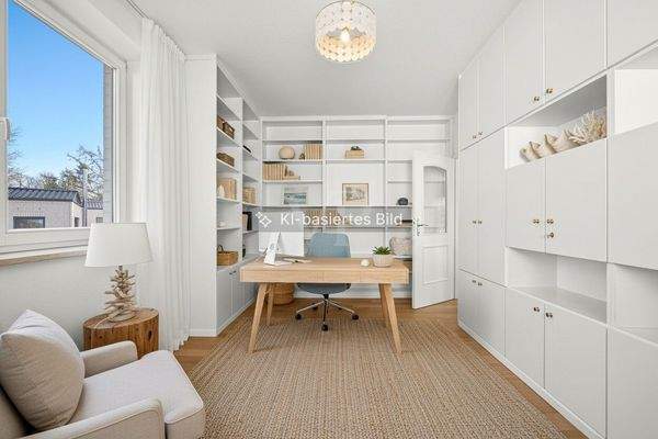 Arbeitszimmer visualisiert