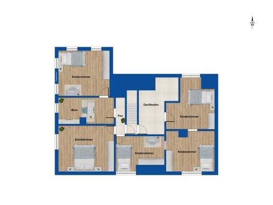 Grundriss Obergeschoss