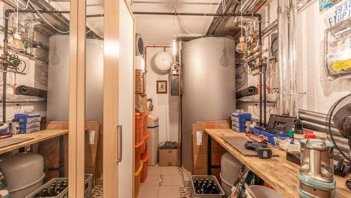 Kellerraum/Haustechnik/Werkstatt im Untergeschoss