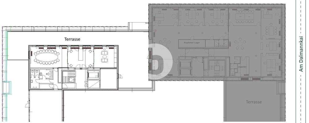 6. Obergeschoss mit ca. 323 m²