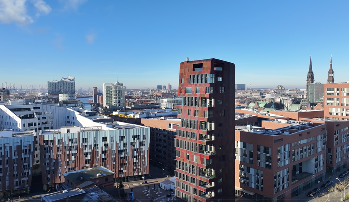 Außenansicht Cinnamon Tower