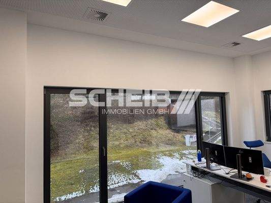 viel Licht durch große Fenster