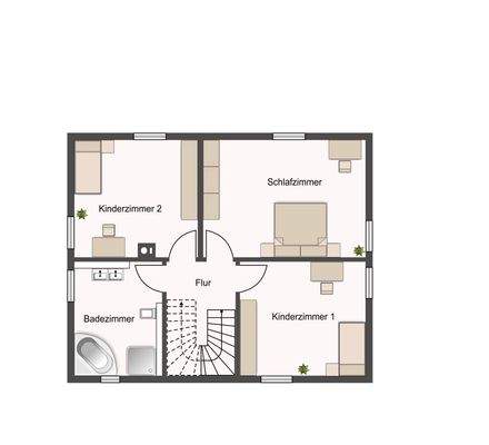 Grundriss Obergeschoss