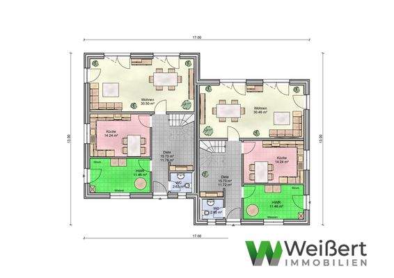 DHH im Versatz 148 m² EG für Exposé