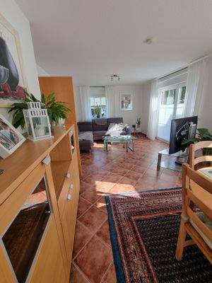 Blick in das Wohnzimmer