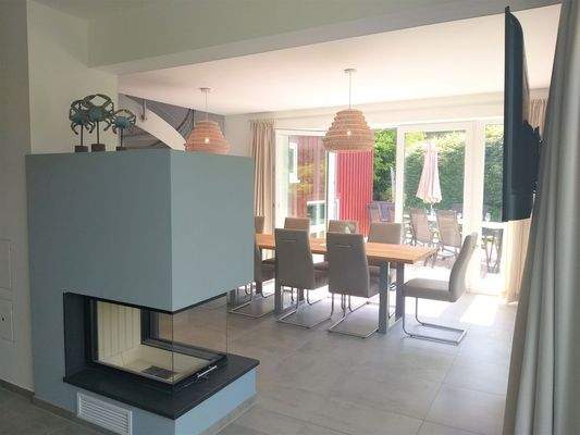 vom Wohnbereich zum Eßbereich