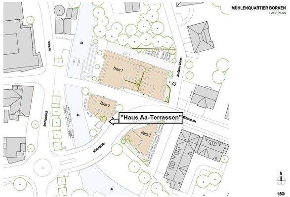 Lageplan Haus Aa-Terrassen