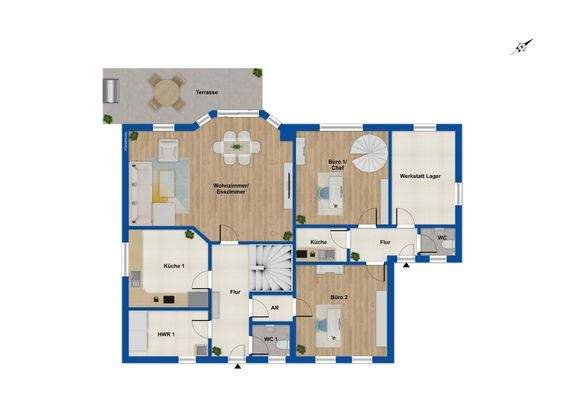 Grundriss Erdgeschoss