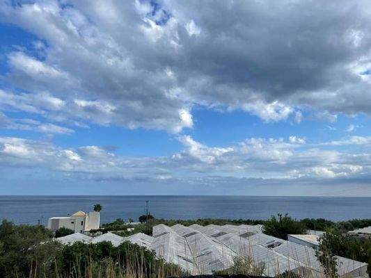 Kreta, Mavros Kolimpos: Grundstück mit Meerblick zu verkaufen