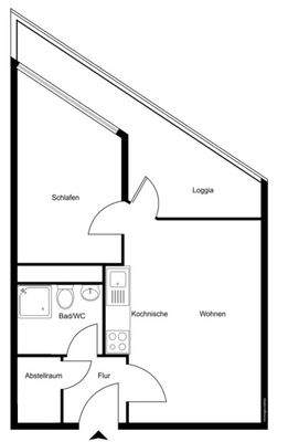 Grundriss - nicht maßstabsgetreu