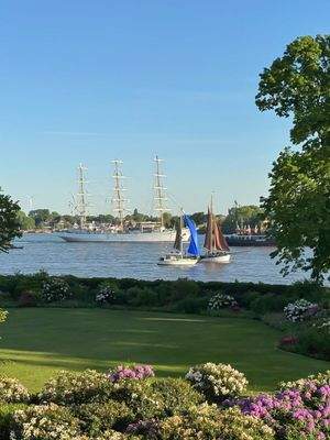 Großartiger Elbblick