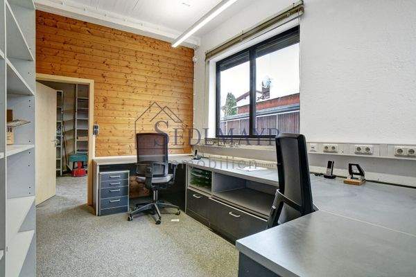 Ansicht EG Büro 1