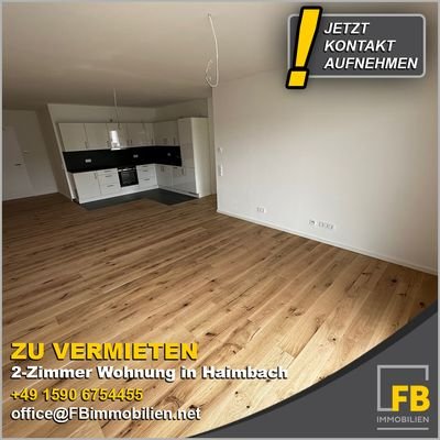 ZU VERMIETEN: 2-Zimmer in den Haimbach Gärten!