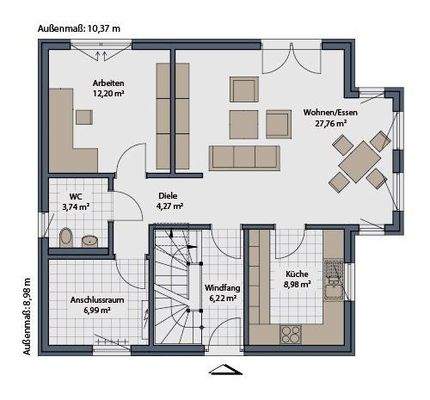 Grundriss Erdgeschoss