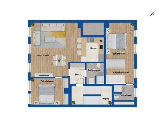 Grundriss Obergeschoss II