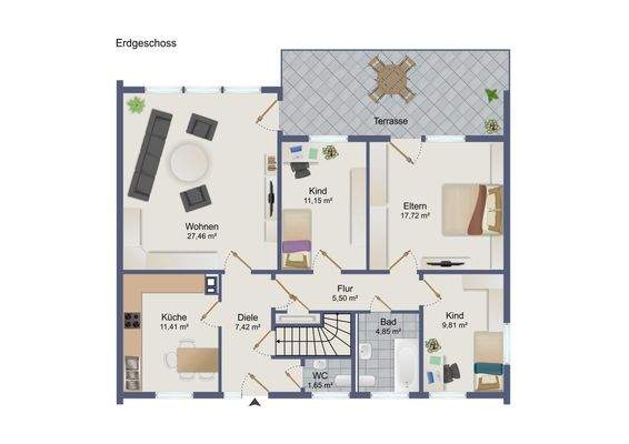 Grundriss Erdgeschoss