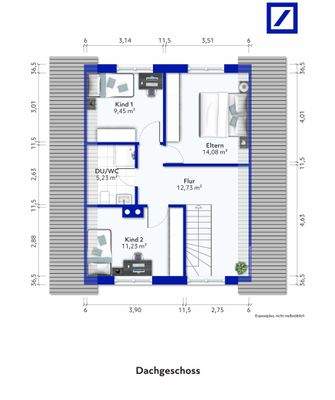 Grundriss Dachgeschoss
