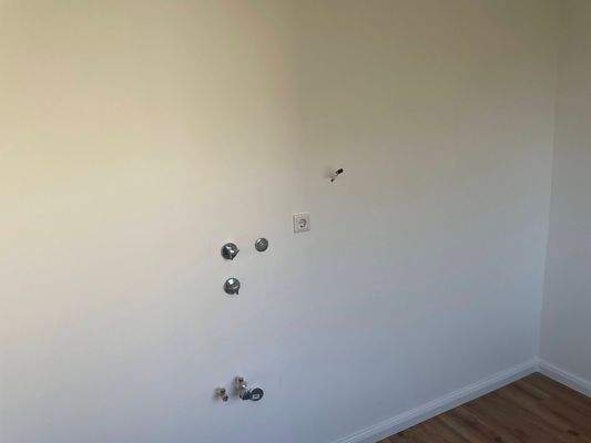 Anschlüsse Küche Teilansicht 