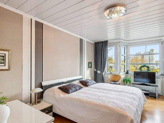 Schlafzimmer von der Diele