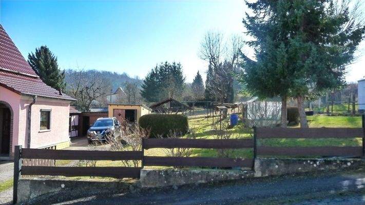 Blick über den Gartenzaun