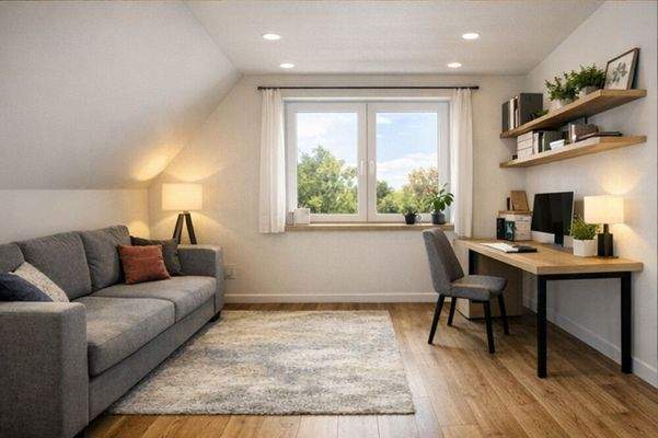 Beispielvisualisierung Gäste / Büro