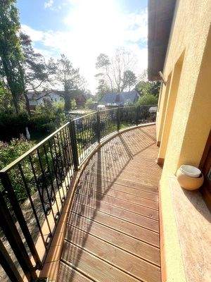 Balkon zur Gartenseite