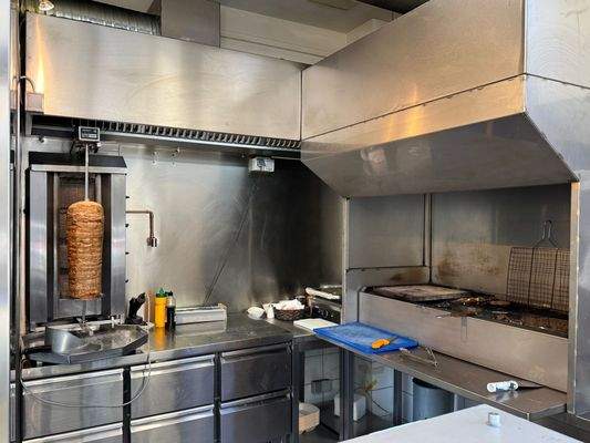 Holzkohlegrill Döner