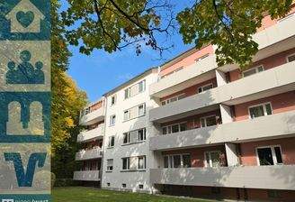 Rückansicht des Mehrfamilienhauses in Fürstenried-Maxhof 