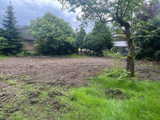 Nordwestlicher Blick auf den Bauplatz