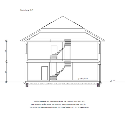 Schnitt Haus 3+4