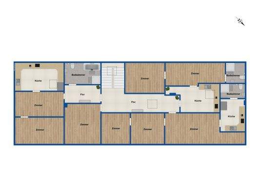 Grundriss 2. Obergeschoss