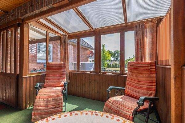 überdachte Sitzecke