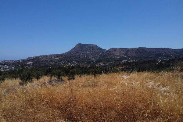 Kreta, Tsivaras: Grundstück in malerischer Lage mit Meerblick zu verkaufen
