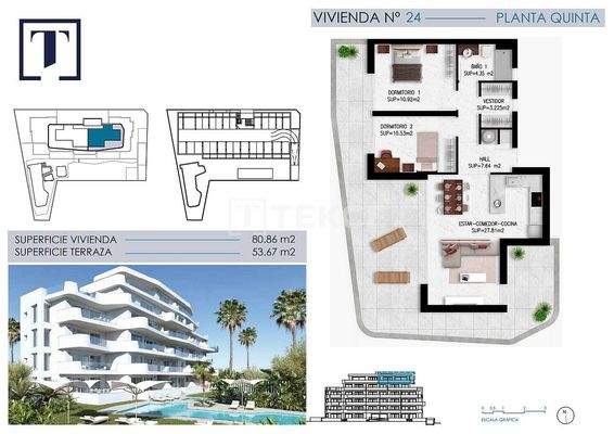 Furnished Sea View Apartments in Pilar de la Horadada