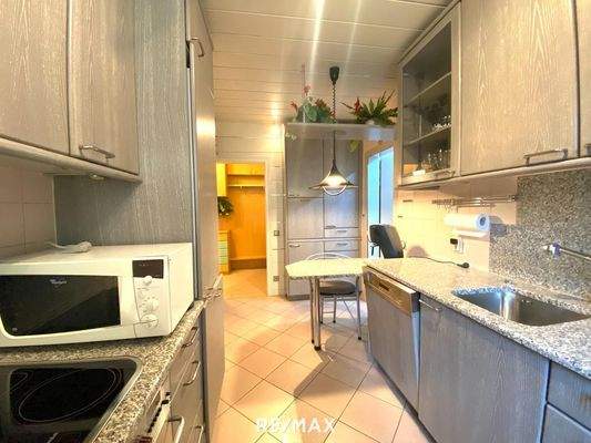 Küche, Blick vom Fenster